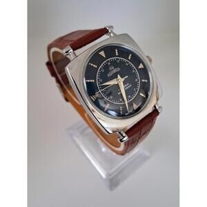 Vintage Roamer Men's Leather Mechanical Watch RARE